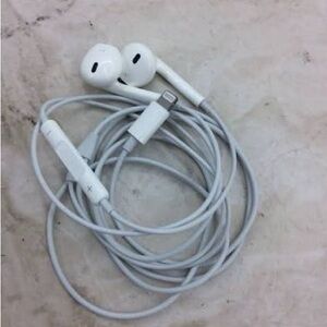White Wired Earphones